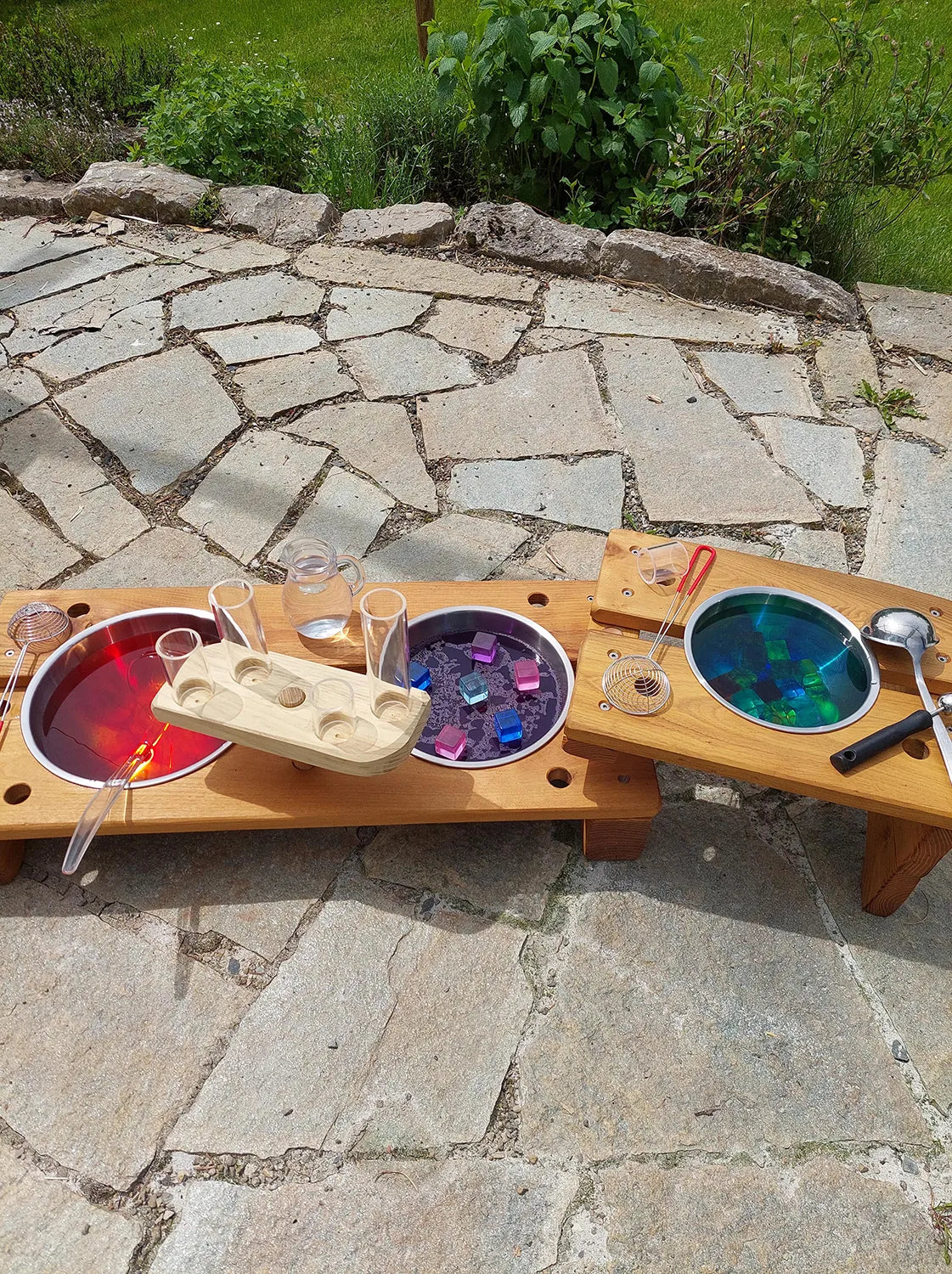 Indoor und Outdoor Spielzeug, spielend lernen und experimentieren